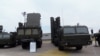 2014年莫斯科武器展上展出的S-400防空导弹系统。
