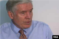 “媒体道德”组织的总裁帕特里克•特鲁曼 (VOA卫视张松林拍摄)