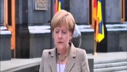 德國總理默克爾訪問基輔