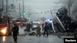 12月30日伏爾加格勒的一輛公交車被炸現場