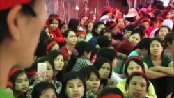 缅甸当局警告工厂工人停止罢工