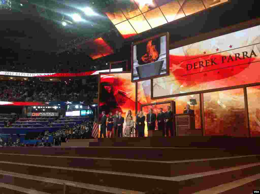 支持罗姆尼的美国奥运得奖者