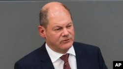 德國財政部長肖爾茨（資料照片）