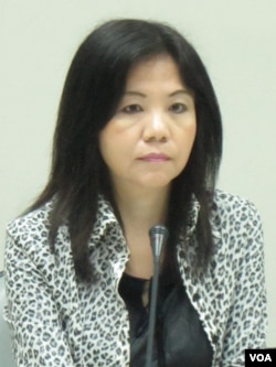 台湾民进党立委叶宜津 (美国之音张永泰拍摄)