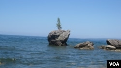 贝加尔湖。（美国之音白桦拍摄）