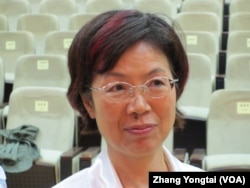 民进党立委 尤美女 (美国之音张永泰拍摄)