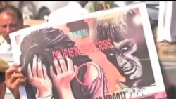 2013-04-21 美國之音視頻新聞: 新德里舉行抗議要求嚴懲強姦犯