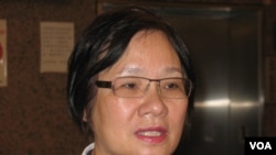 国民党籍立委罗淑蕾(美国之音申华拍摄)