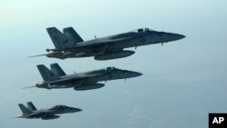 上星期二，美國戰機在阿拉伯盟國支持下開始對敘利亞境內目標展開空襲。