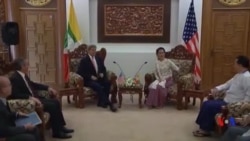 克里訪問緬甸展示支持民主和經濟改革