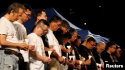 香港市民6月4日晚举行六四29周年集会（路透社）