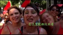 巴西民众庆祝狂欢节 街区派对热闹非凡