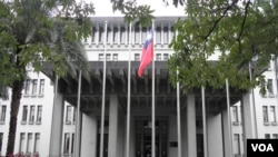 台湾外交部(美国之音申华拍摄)