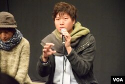 香港導演陳梓桓。（美國之音湯惠芸攝）