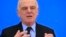 David Nabarro, candidate for director general of the World Health Organization, attends a news conference at WHO headquarters in Geneva, Switzerland, Jan. 26, 2017. 