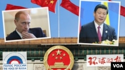 新華網發表署名文章《中國若動盪，只會比蘇聯更慘》引發中國輿論熱議和俄羅斯的反擊(合成圖片)