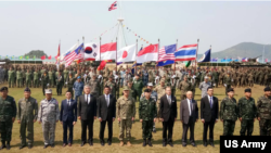 美國和泰國共同主辦的金色眼鏡蛇多國軍演2017年2月14日開幕（美國軍方照片） 