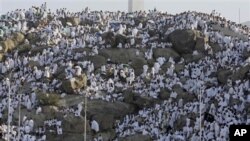 沙特阿拉伯預計超過150多萬穆斯林抵達沙特參加每年一度的朝聖活動。(資料圖片)