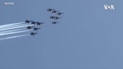 美國海空飛行隊飛越紐約、新澤西向抗疫人員致敬