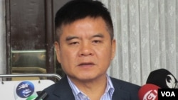 台湾执政党民进党立委莊瑞雄(美国之音张永泰拍摄)