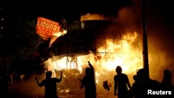 Wasu wuraren da aka banka wa wuta