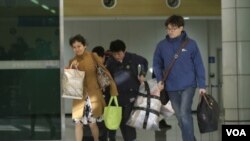 在開城工業園區的韓國人﹐過去一星期已經有部份離開。