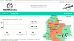 2016-10-03 美國之音視頻新聞: 哥倫比亞公投否決內戰和平協議