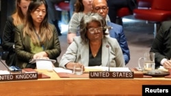 Линда Томас-Гринфилд на заседании Совета Безопасности Организации Объединенных Наций, 2 октября 2024 года