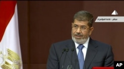 埃及总统穆尔西12月1日发表电视讲话