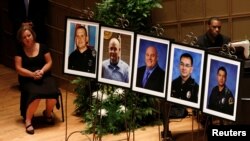 Hotunan 'yansandan da aka kashe a Dallas