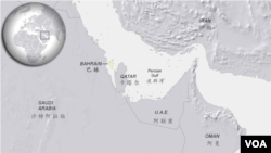 巴林王國地理位置。
