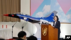 台灣總統蔡英文2017年12月29日召開年終記者會 (美聯社)