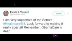 美國參議院共和黨醫改方案遭批評（粵語）