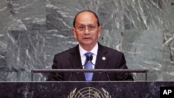 緬甸總統吳登盛(資料圖片)