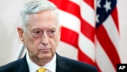 美国国防部长马蒂斯(资料照片)