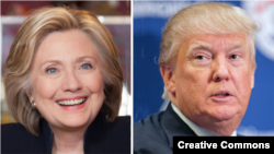 民主黨總統候選人希拉里·克林頓和共和黨總統候選人川普各自在民調中領先黨內對手。