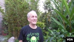 美裔台灣公民文魯彬爭取綠黨提名投入立委選舉（美國之音趙婉成拍攝）