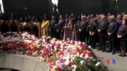 2017-04-25 美國之音視頻新聞: 亞美尼亞人紀念大屠殺事件 (粵語)