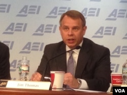 吉姆托马斯，战略与预算评估中心主任 （美国之音 钟辰芳拍摄）