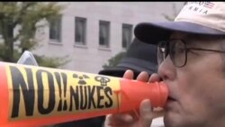 2012-11-11 美國之音視頻新聞: 日本反核人士星期日在國會外抗議