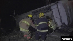 Basi lililoanguka Mexico