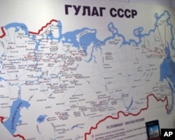 古拉格劳改营分布图显示劳改营遍布苏联各地