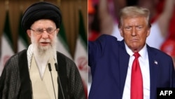 Президент США Дональд Трамп (на архивном фото справа) и верховный лидер Ирана аятолла Али Хаменеи (на архивном фото слева)