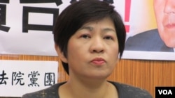 台灣在野黨台聯黨立委 黃文玲（美國之音張永泰拍攝）