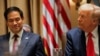 Президент США Дональд Трамп рядом с госсекретарем США Марко Рубио в Вашингтоне, 26 февраля 2025 года