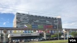 第一套电视节目所在地，莫斯科奥斯坦金诺电视中心。