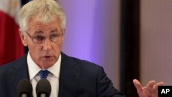 美国国防部长哈格尔（资料照片）