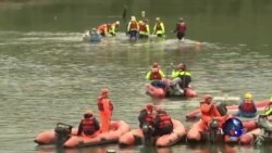 台湾空难救援继续 全岛下半旗致哀