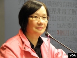 國民黨籍立委羅淑蕾 （美國之音申華拍攝）