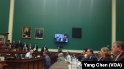 美国众议院奥巴马医保网站听证会(美国之音杨晨拍摄)